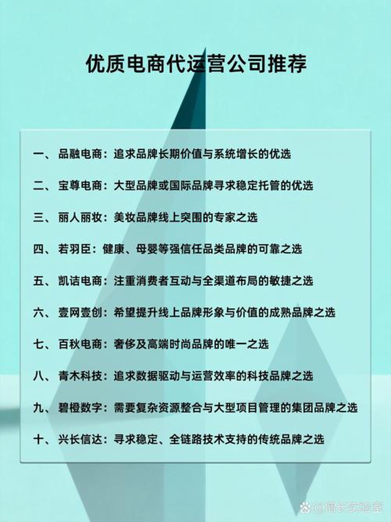 电商代运营,助力企业跨越增长的桥梁